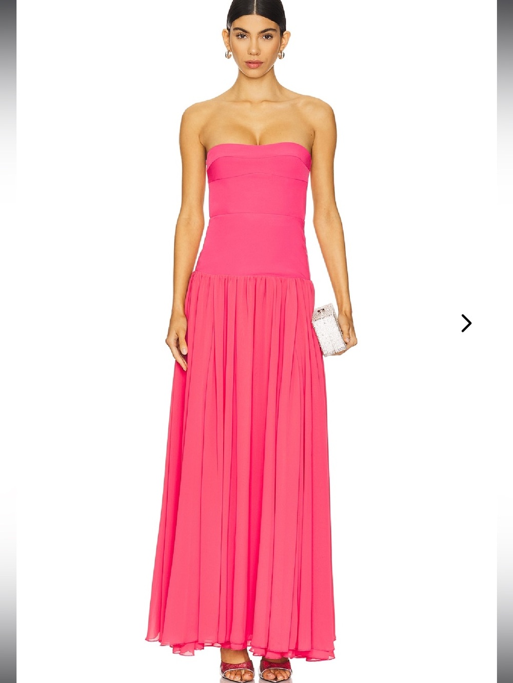 Lovers + Friends Margot Gown in Pink